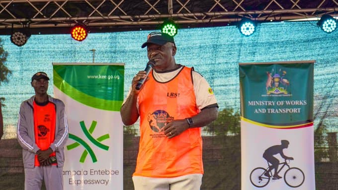 Minister of Works and Transport, Gen. Edward Katumba Wamala